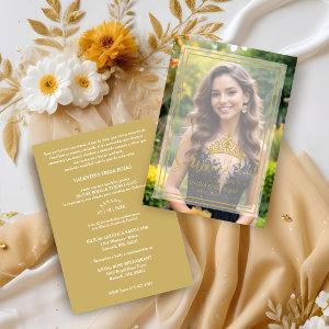 Gold Princess Tiara Exquisite Overlay Vellum XV