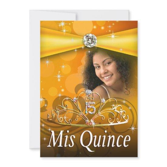 Gold Quinceanera 15 Princess Tiara  Photo