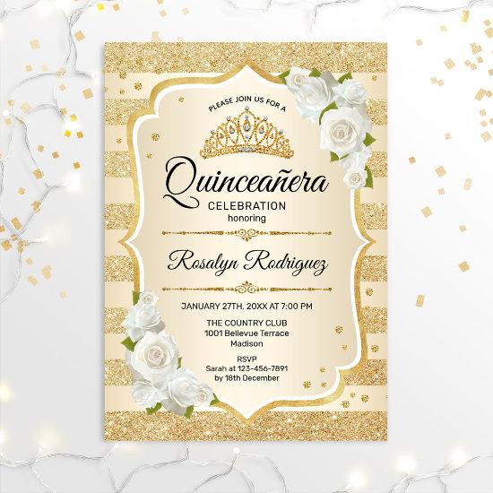 Gold Quinceanera