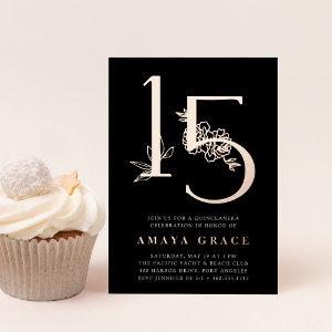 Golden Age | Quinceanera Birthday Rose Gold Foil