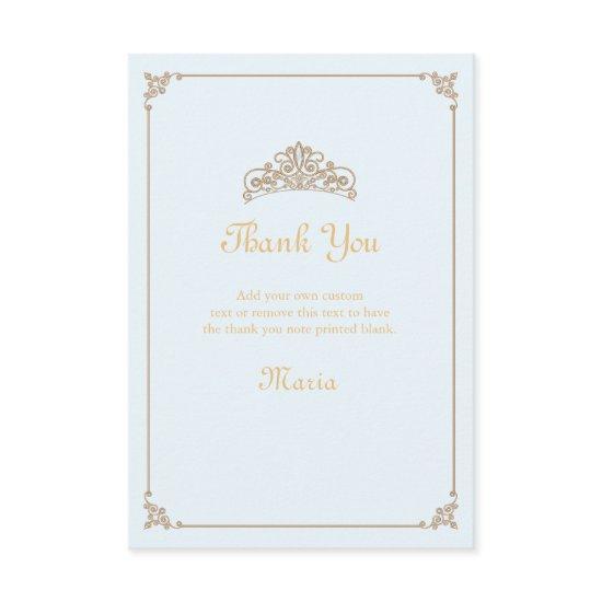 Golden Crown, Thank You Cards