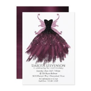 Gothic Fairy Fuchsia Gown | Punk Rock Pink Magenta