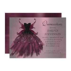 Gothic Fairy Fuchsia Gown | Punk Rock Pink Magenta