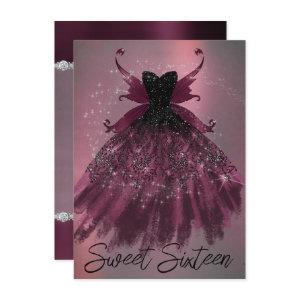 Gothic Fairy Fuchsia Gown | Punk Rock Pink Magenta