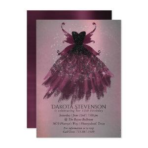 Gothic Fairy Fuchsia Gown | Punk Rock Pink Magenta