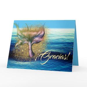 Gracias por ayudarnos celebrating! Thank You Card