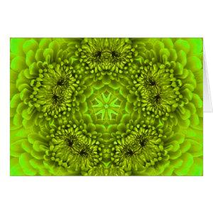 GREEN  DAHLIA FLOWER PETALS