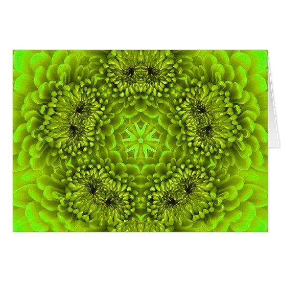 GREEN  DAHLIA FLOWER PETALS