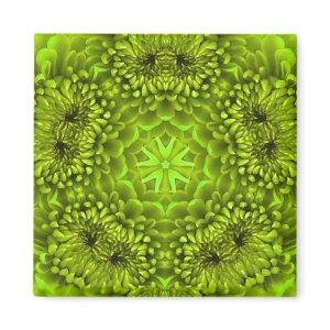 GREEN DAHLIA MAGNET