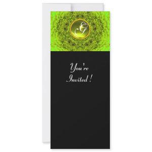 GREEN DAHLIA, TOPAZ ,bright green black yellow