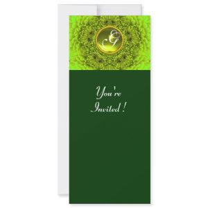 GREEN DAHLIA, TOPAZ ,bright green black yellow