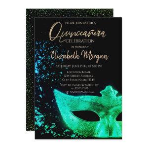 Green Masque,Confetti  Quinceañera
