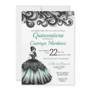 Green Quinceañera Girl