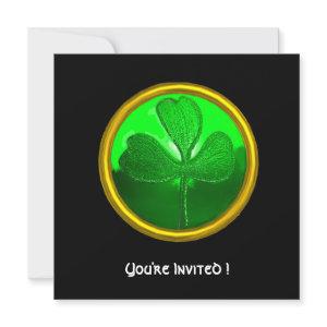 GREEN SHAMROCK GEMSTONE ,ST PATRICK'S DAY PARTY