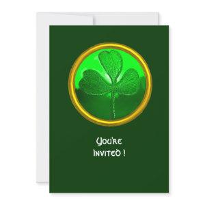 GREEN SHAMROCK GEMSTONE ,ST PATRICK'S DAY PARTY