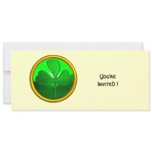 GREEN SHAMROCK GEMSTONE ,ST PATRICK'S DAY PARTY
