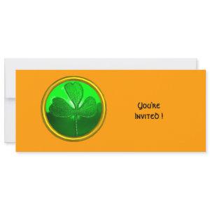 GREEN SHAMROCK GEMSTONE ,ST PATRICK'S DAY PARTY