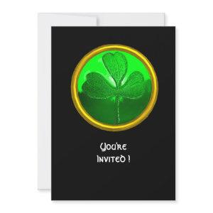 GREEN SHAMROCK GEMSTONE ,ST PATRICK'S DAY PARTY