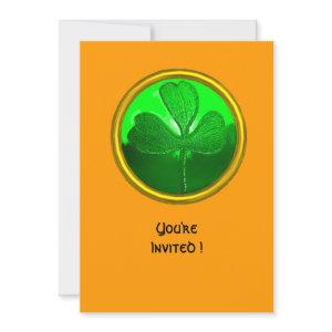 GREEN SHAMROCK GEMSTONE ,ST PATRICK'S DAY PARTY