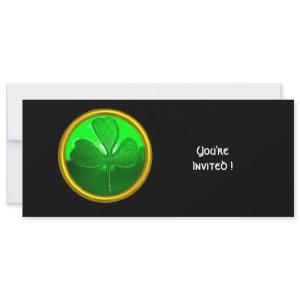 GREEN SHAMROCK GEMSTONE ,ST PATRICK'S DAY PARTY