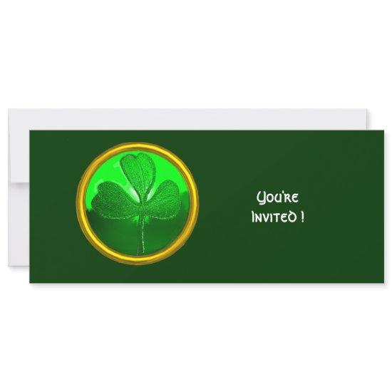 GREEN SHAMROCK GEMSTONE ,ST PATRICK'S DAY PARTY