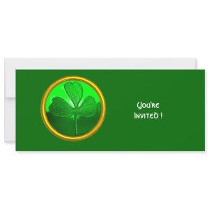 GREEN SHAMROCK GEMSTONE ,ST PATRICK'S DAY PARTY