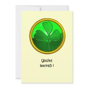 GREEN SHAMROCK GEMSTONE ,ST PATRICK'S DAY PARTY