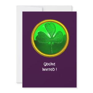 GREEN SHAMROCK GEMSTONE ,ST PATRICK'S DAY PARTY