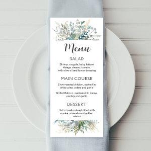 Greenery menu