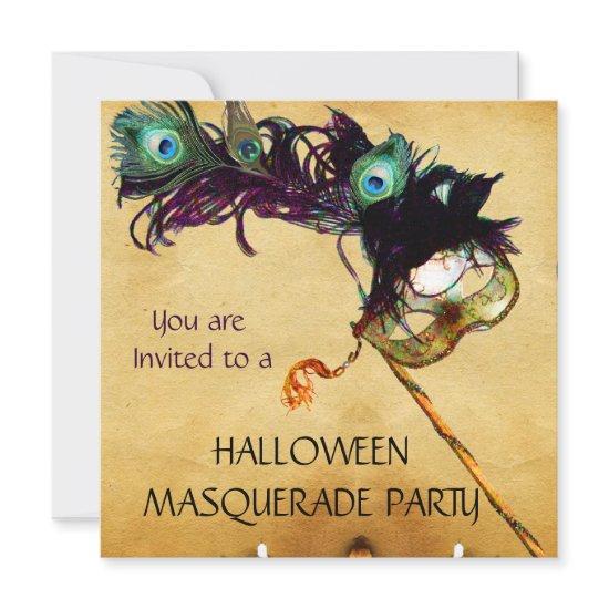 HALLOWEEN MASQUERADE PARTY black blue white