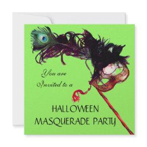 HALLOWEEN MASQUERADE PARTY,Black Gold Green