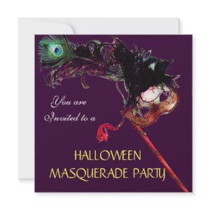 HALLOWEEN MASQUERADE PARTY,Black Purple Gold