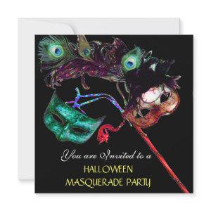 HALLOWEEN MASQUERADE PARTY,Black white blue