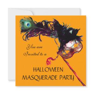 HALLOWEEN MASQUERADE PARTY,Black Yellow Orange