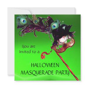 HALLOWEEN MASQUERADE PARTY, Green red