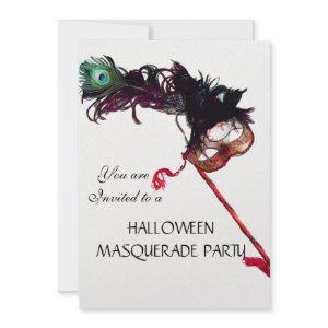 HALLOWEEN MASQUERADE PARTY MASK,white ice