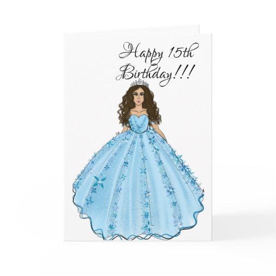 Happy 15th Birthday Quinceanera  Card