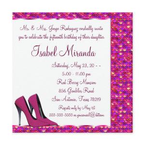 High Heels Girls 15th Party Quinceanera