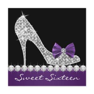 High Heels Purple Sweet Sixteen Birthday Party