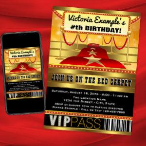 Hollywood Birthday Party