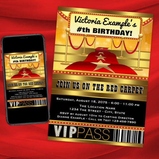 Hollywood Birthday Party