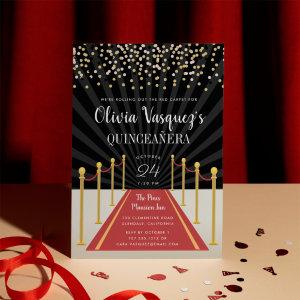 Hollywood Red Carpet Quinceanera