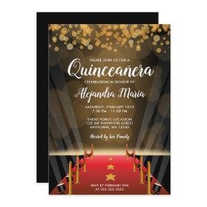 Hollywood Red Carpet Quinceanera