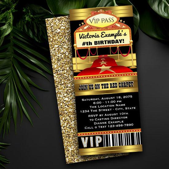 Hollywood Red Carpet Ticket Party