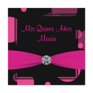 Hot Pink Bubbles Quinceanera