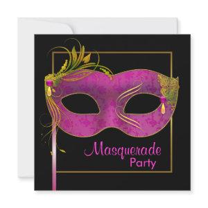 Hot Pink Masquerade Party