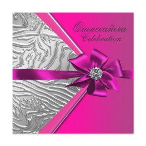 Hot Pink Quinceanera Birthday Party