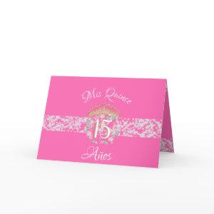 Hot Pink Silver Quinceanera Celebration