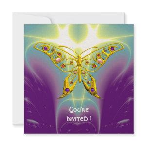 HYPER BUTTERFLY purple green violet champagne