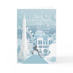 Ice Blue Winter in Paris